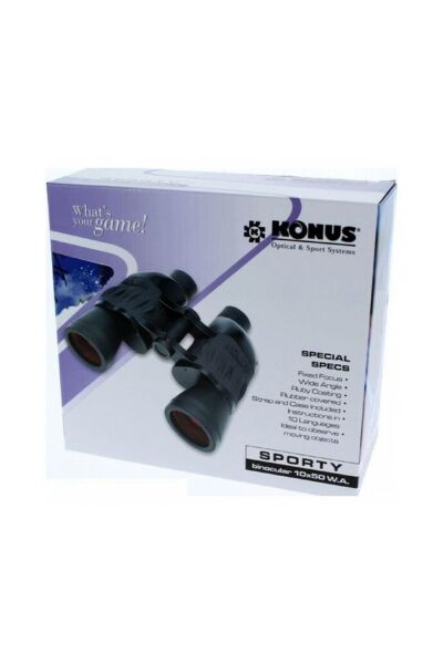 Konus Vue 10x50 WA Pro Dürbün Siyah