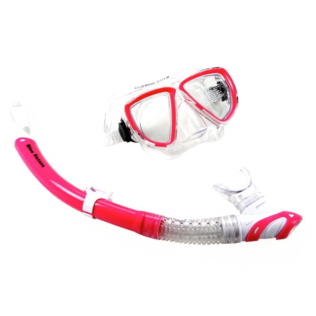 Blue Nature Advanced Maske Şnorkel Set M/L PEMBE