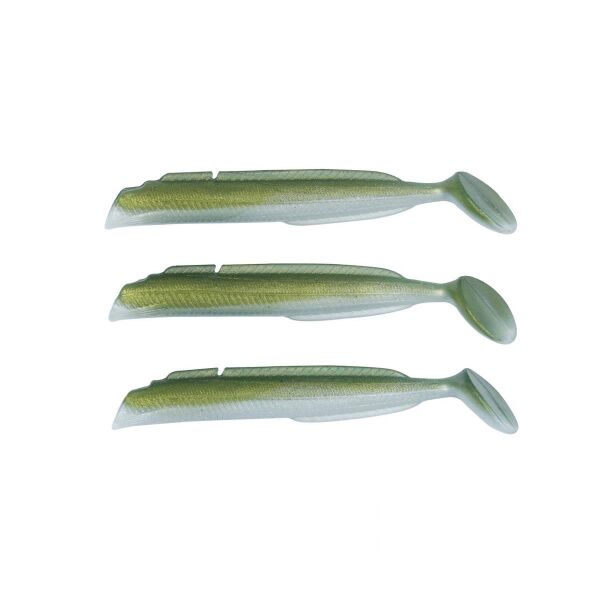 Fujin Salt Eel Body 10cm x3 Silikon Yem Gövde