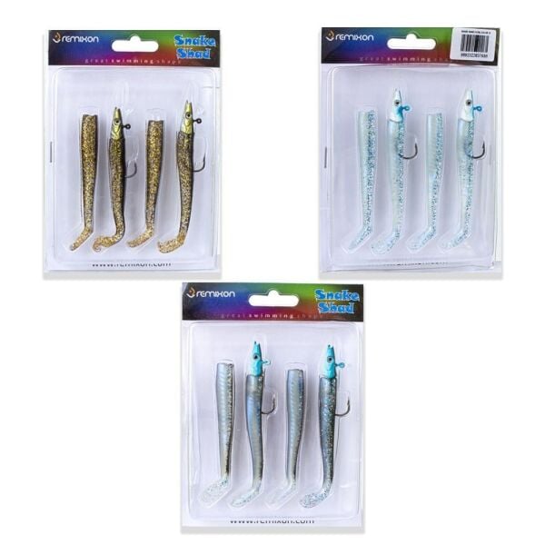 Remixon Snake Shad 11 cm 10 gr Silikon Yem |2+2 Adet| 05