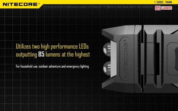 Nitecore Thumb 85 Lümen El Feneri