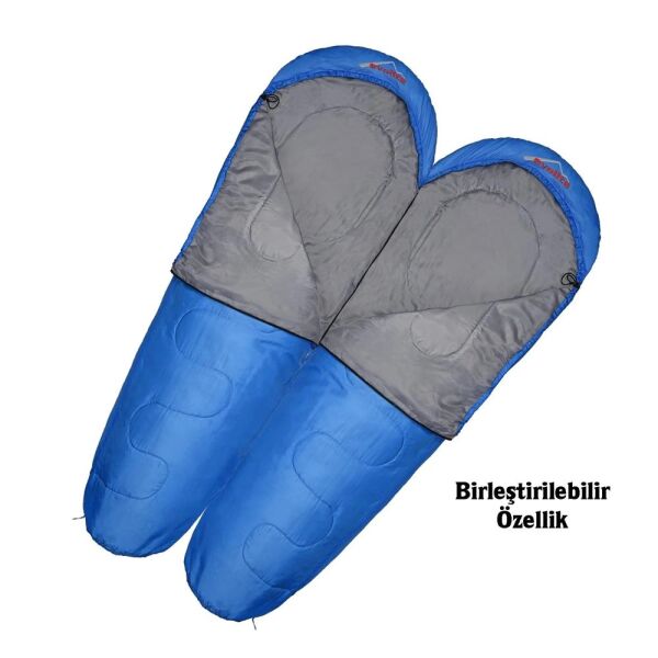 Evolite Alfa Pro Uyku Tulumu 0 MAVİ - Left