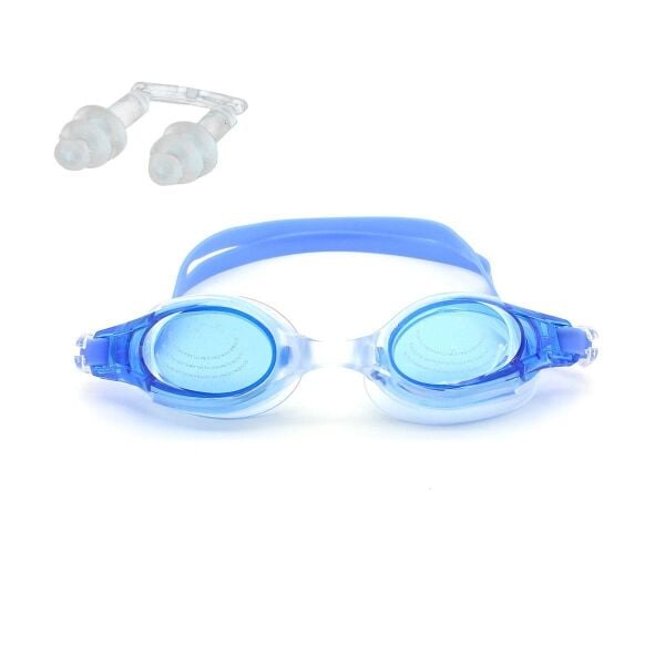 Bermuda Esnek Burunlu Yüzücü Gözlüğü [Kutulu] MAVİ