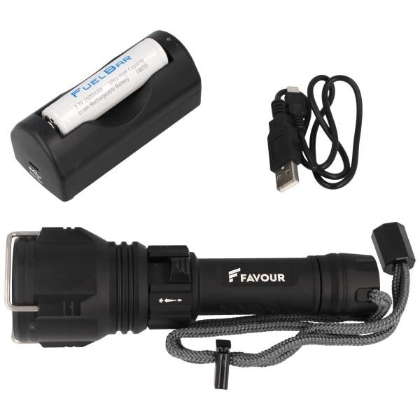 Favour Alum 1000 Lümen SU Geçirmez El Feneri