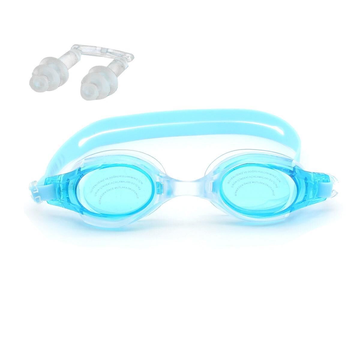 Bermuda Esnek Burunlu Yüzücü Gözlüğü [Kutulu] TURKUAZ