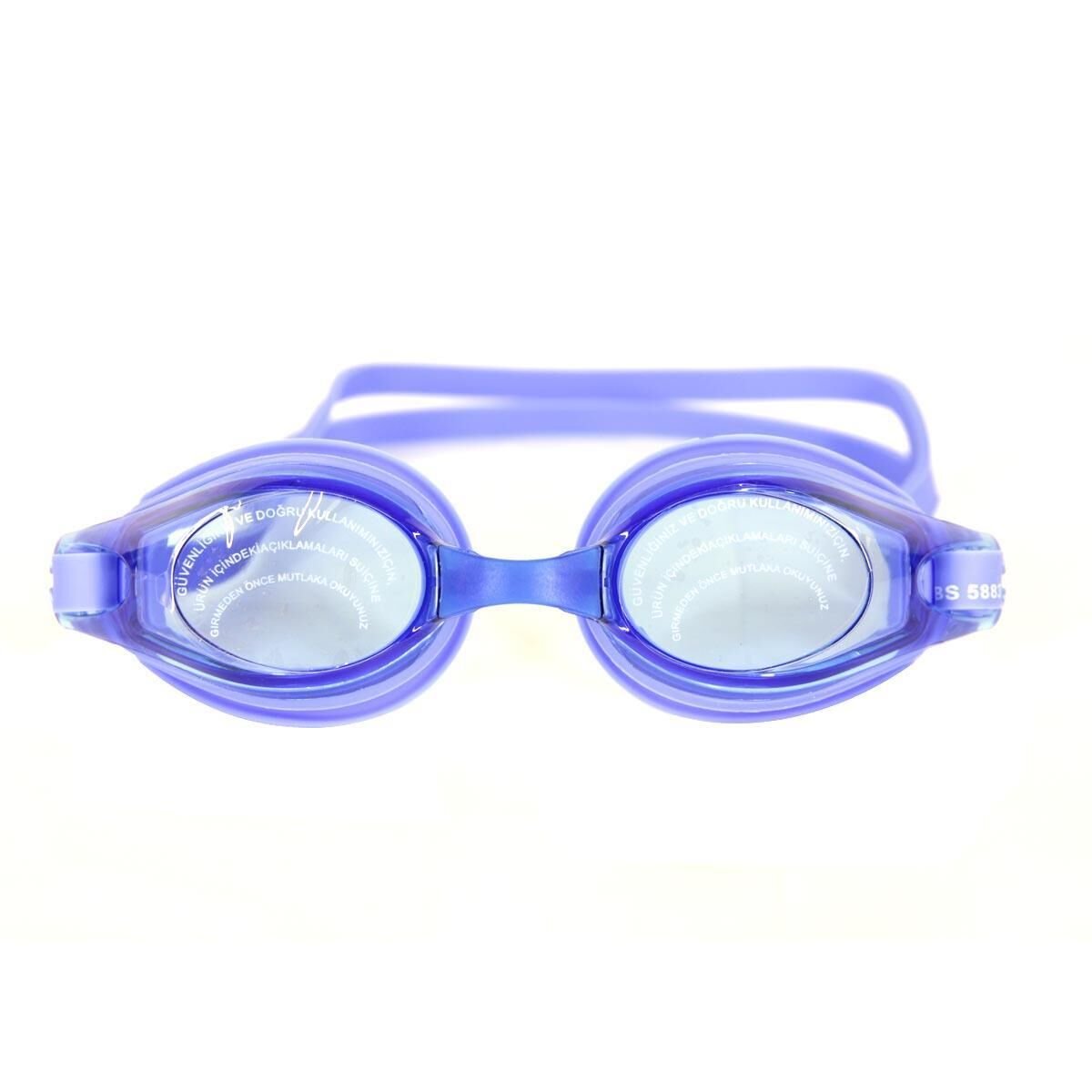 Bermuda Silikon Antifog Yüzücü Gözlüğü MAVİ