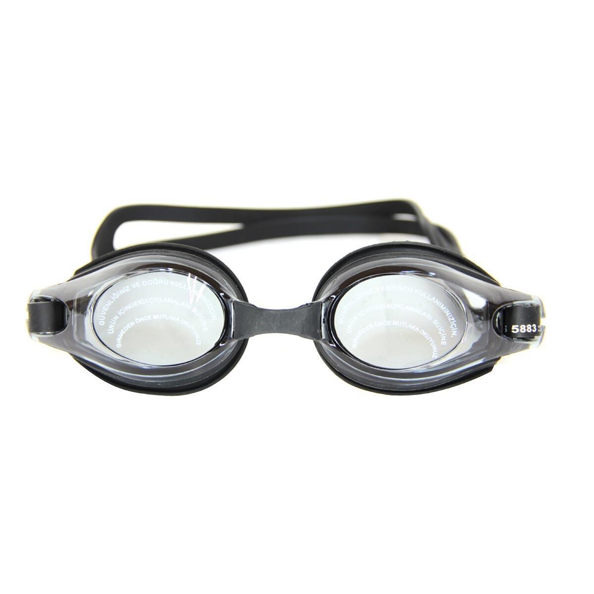 Bermuda Silikon Antifog Yüzücü Gözlüğü SİYAH