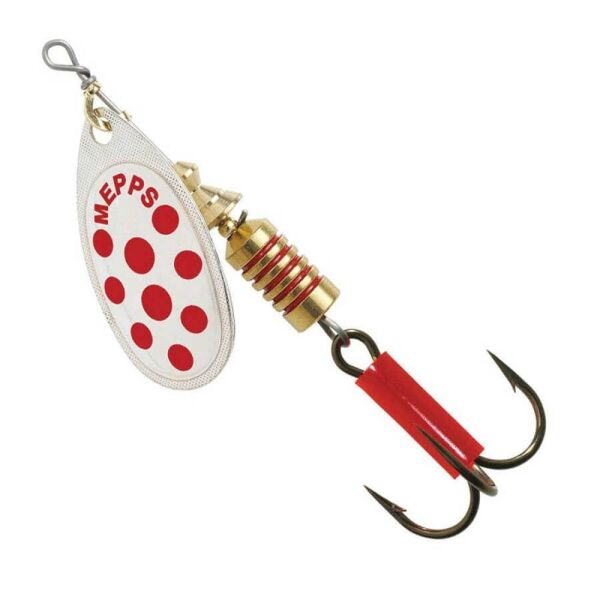 Mepps Aglia Olta Kaşık BEYAZ/KIRMIZI - NO:3
