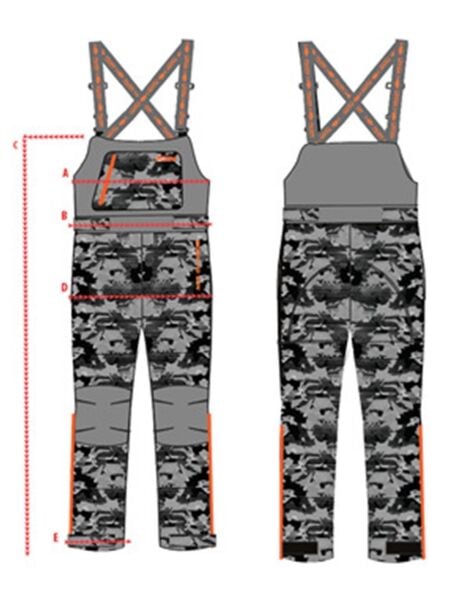 Fujin Trousers Tulum Camo Grey Camo Grey - L
