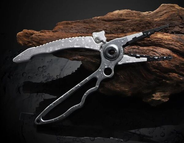 Captain 7506 Alüminyum Halka Açıcı İp Kesici Kılıflı Kendinden Kilitli 19cm Pense