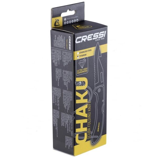 Cressi Chaku Paslanmaz Çelik Dalış Bıçağı