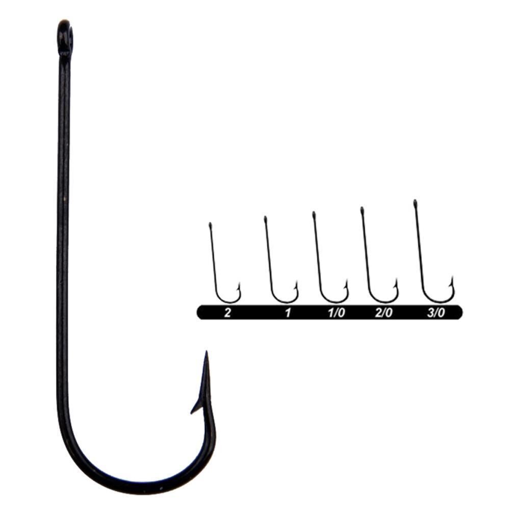 Youvella Delikli Uzun Black Nikel Olta İğnesi NO:2/0 - Black Nickel