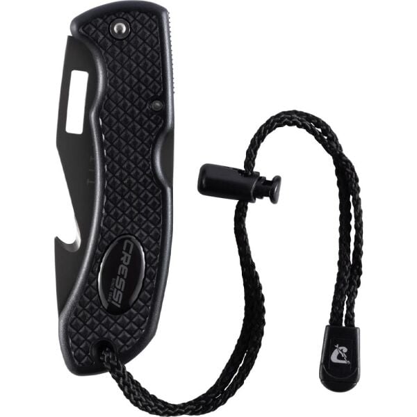 Cressi Chaku Paslanmaz Çelik Dalış Bıçağı BLACK - TITANIUM
