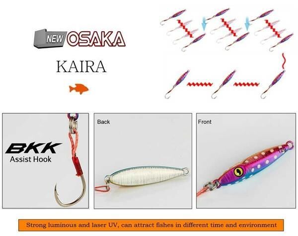 Osaka Kaira Micro Jigging Lure 8 gr Jig Yem T5