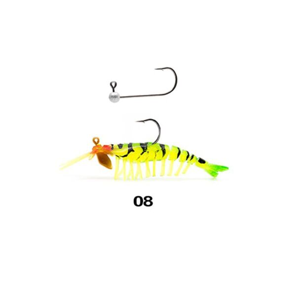 Remixon Ayu Shrimp Karides 7.5 cm 7.2 gr Silikon Yem 08