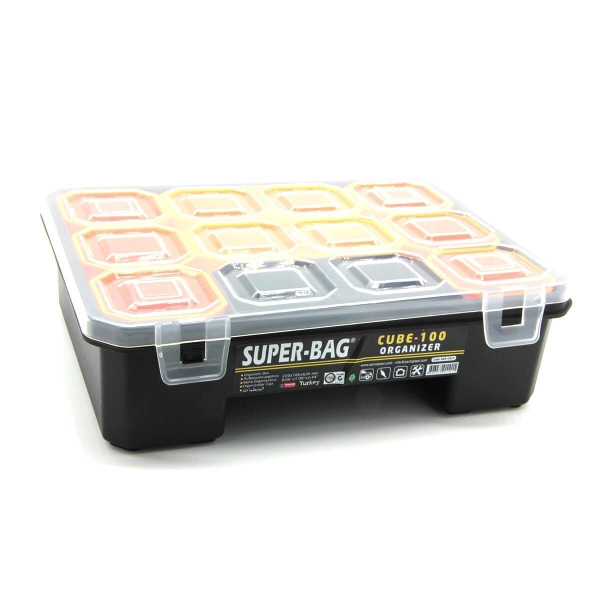 Süper Bag Cube-100 Organizer Balıkçı Malzeme Kutusu