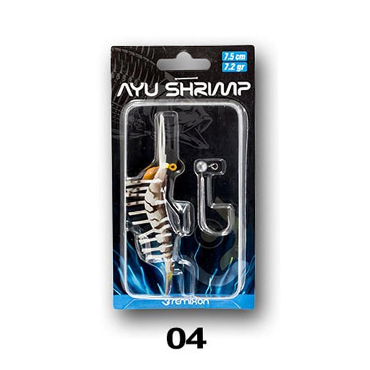 Remixon Ayu Shrimp Karides 7.5 cm 7.2 gr Silikon Yem 04