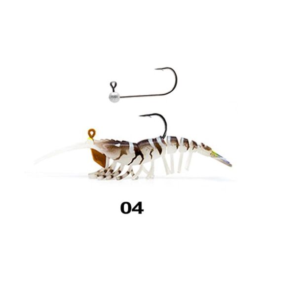 Remixon Ayu Shrimp Karides 7.5 cm 7.2 gr Silikon Yem 04