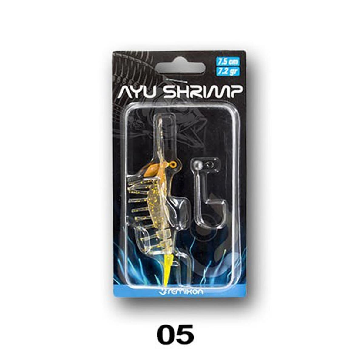 Remixon Ayu Shrimp Karides 7.5 cm 7.2 gr Silikon Yem 05
