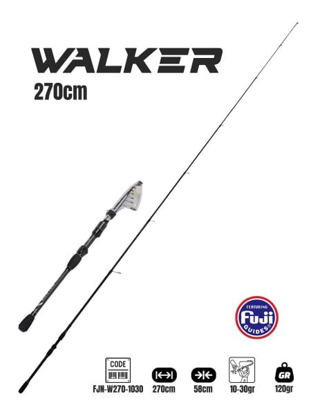 Fujin Walker 270cm 10-30gr Teleskopik Spin Kamışı