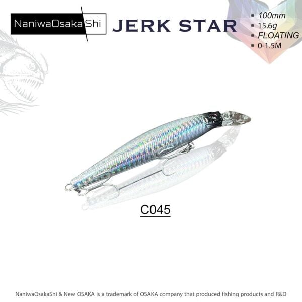NaniwaOsakaShi JerkStar 100 mm 15.6 gr Floating Maket Balık