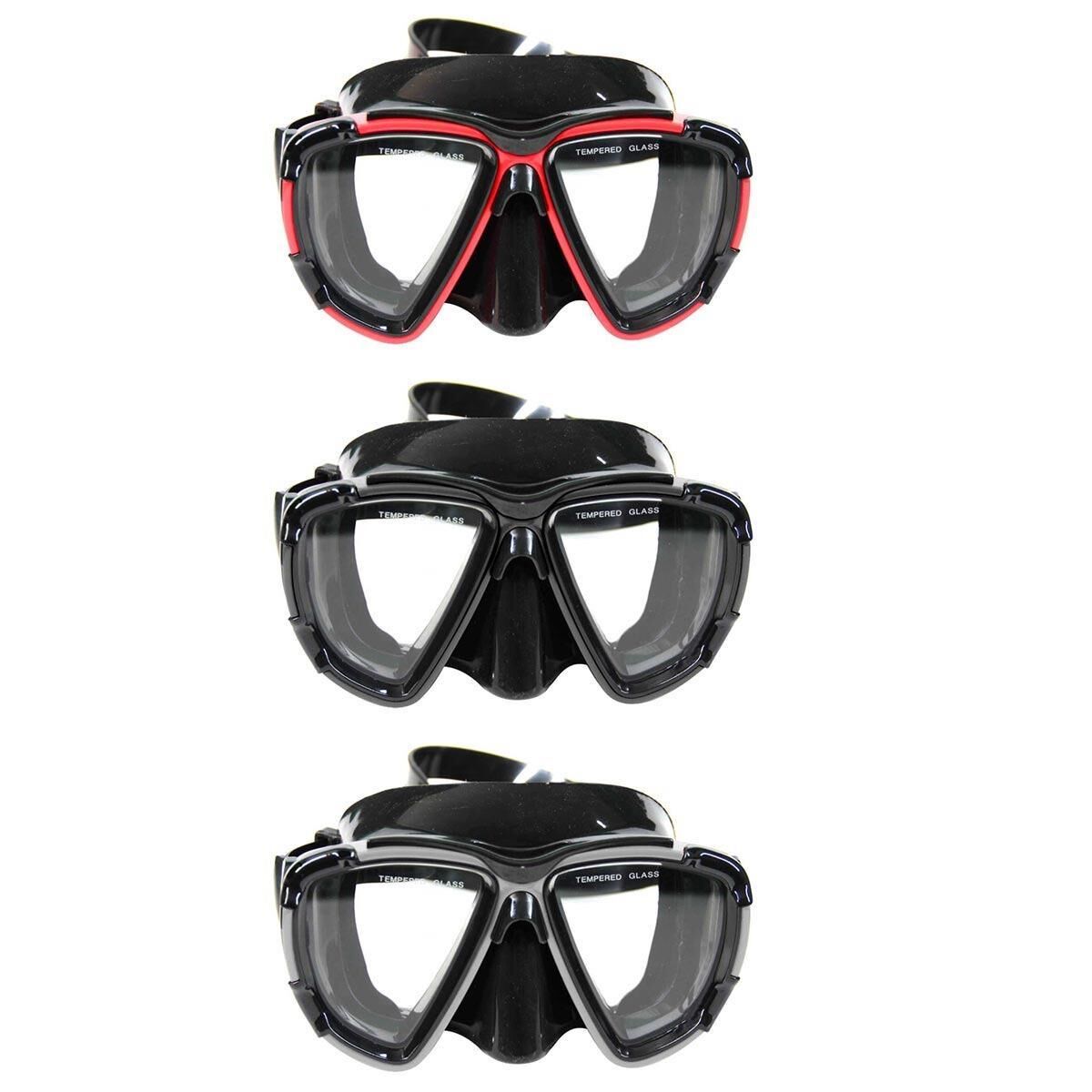 Bermuda Safari Silikon Dalış Maskesi [Tempered Glass]