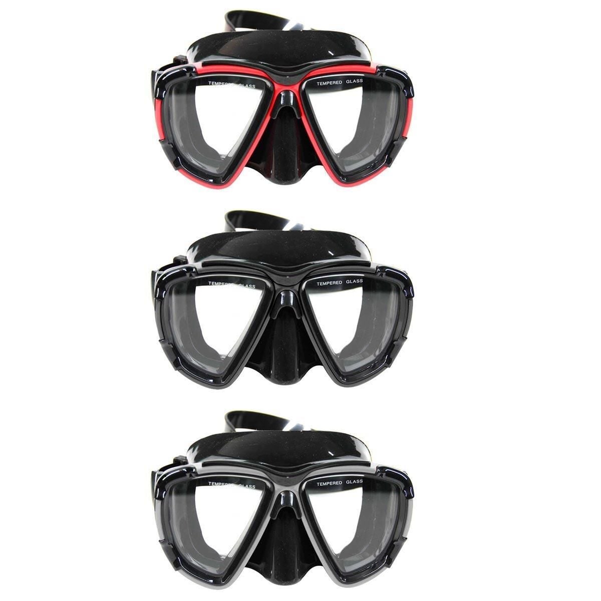 Bermuda Safari Silikon Dalış Maskesi [Tempered Glass]