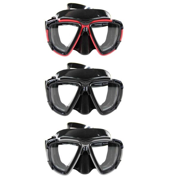 Bermuda Safari Silikon Dalış Maskesi [Tempered Glass]