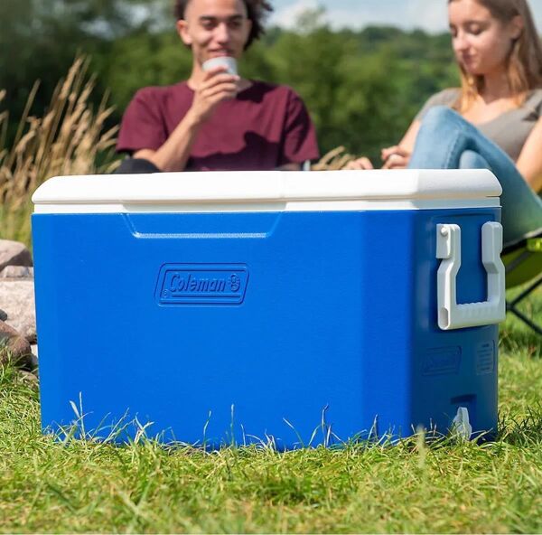 Coleman Poly-Lite 48 QT Taşınabilir Soğutucu Buzluk 45.7 Lt MAVİ/BEYAZ