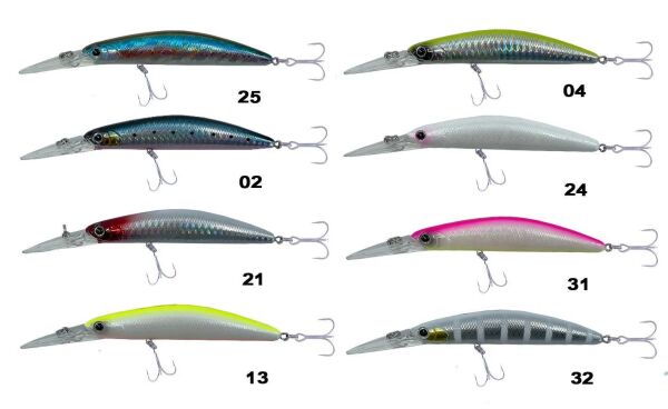 Kendo Deep Minnow 95 mm 13 gr Suni Yem