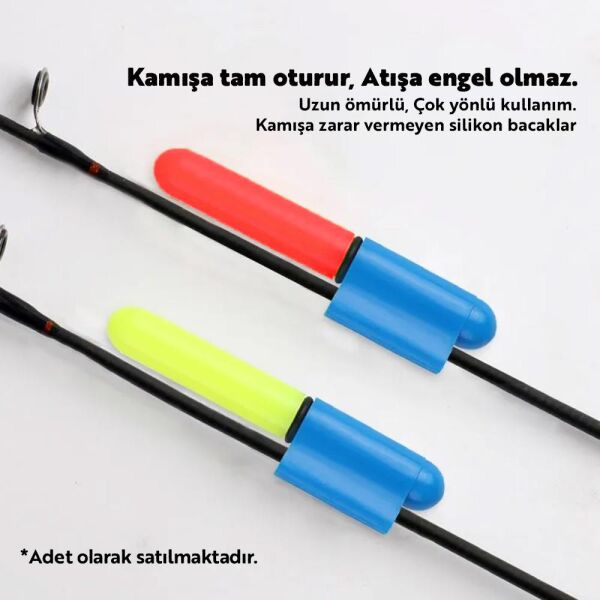 Anchor Pilli ve Aparatlı Fosfor Light Stick KIRMIZI