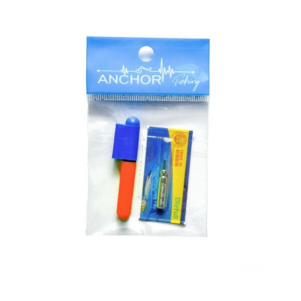 Anchor Pilli ve Aparatlı Fosfor Light Stick KIRMIZI
