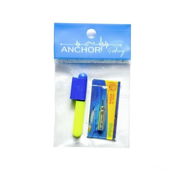 Anchor Pilli ve Aparatlı Fosfor Light Stick Sarı