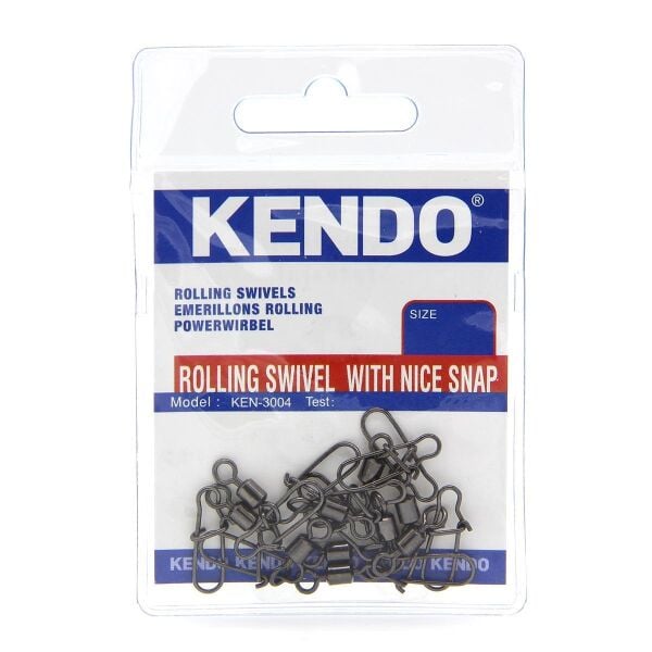 Kendo Rolling Swivel With Nice Snap ( Klipsli Fırdöndü ) NO:3/0