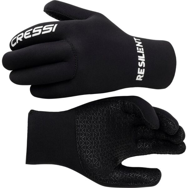 Cressi Resilient Dalış Eldiveni BLACK - 3MM - L