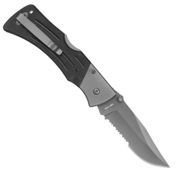 Ka-Bar Mule Folder Serrated Edge G-10 Çakı (3063)
