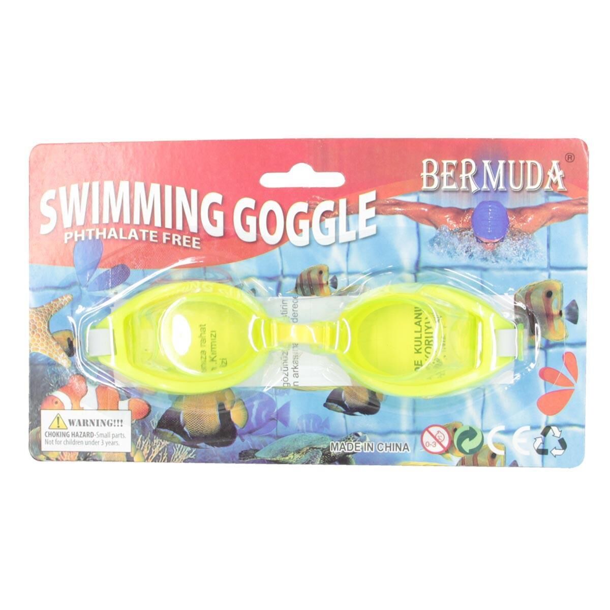 Bermuda Phthalate Free Yüzücü Gözlüğü Sarı