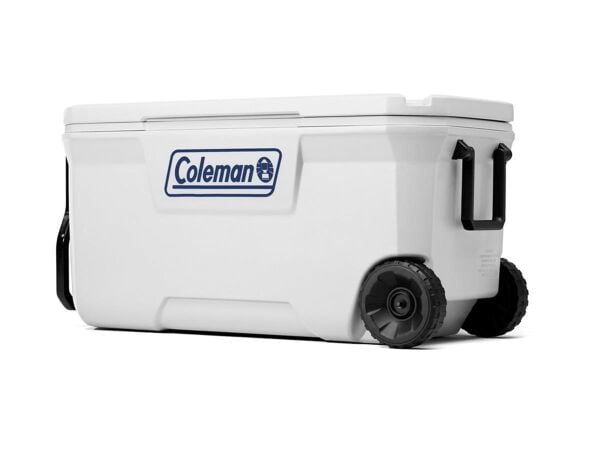 Coleman Xtreme Wheeled 100 QT Tekerlekli Soğutucu Marine Buzluk 94.6 Lt BEYAZ