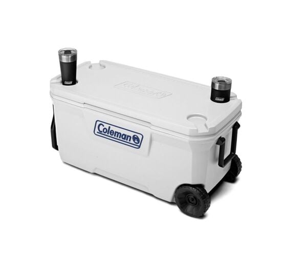 Coleman Xtreme Wheeled 100 QT Tekerlekli Soğutucu Marine Buzluk 94.6 Lt BEYAZ