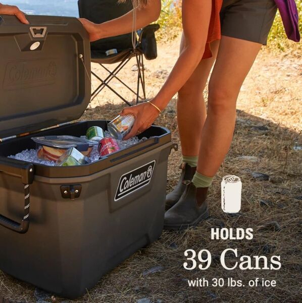 Coleman Convoy 55 QT 5823 Taşınabilir Soğutucu Buzluk 52 Lt Dark Storm