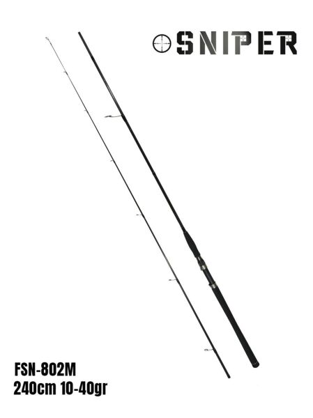 Fujin Sniper 240 cm 10-40 gr Spin Kamış FSN-802M