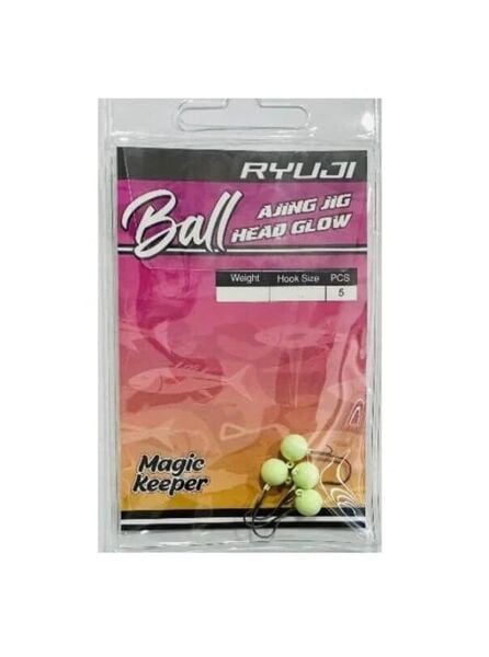 Ryuji Ball Ajing Glow JigHead İğne 1,3 GR - NO:10