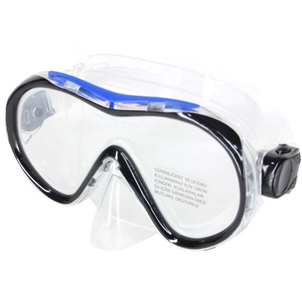 Bermuda Olimpos Tempered Yüzücü Maskesi Şeffaf/Mavi