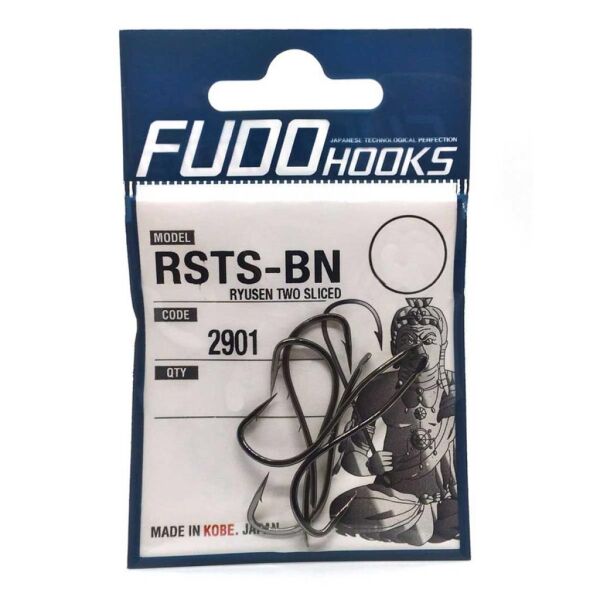 Fudo 2901 Ryusen Çift Tırnak Black Nikel Olta İğnesi