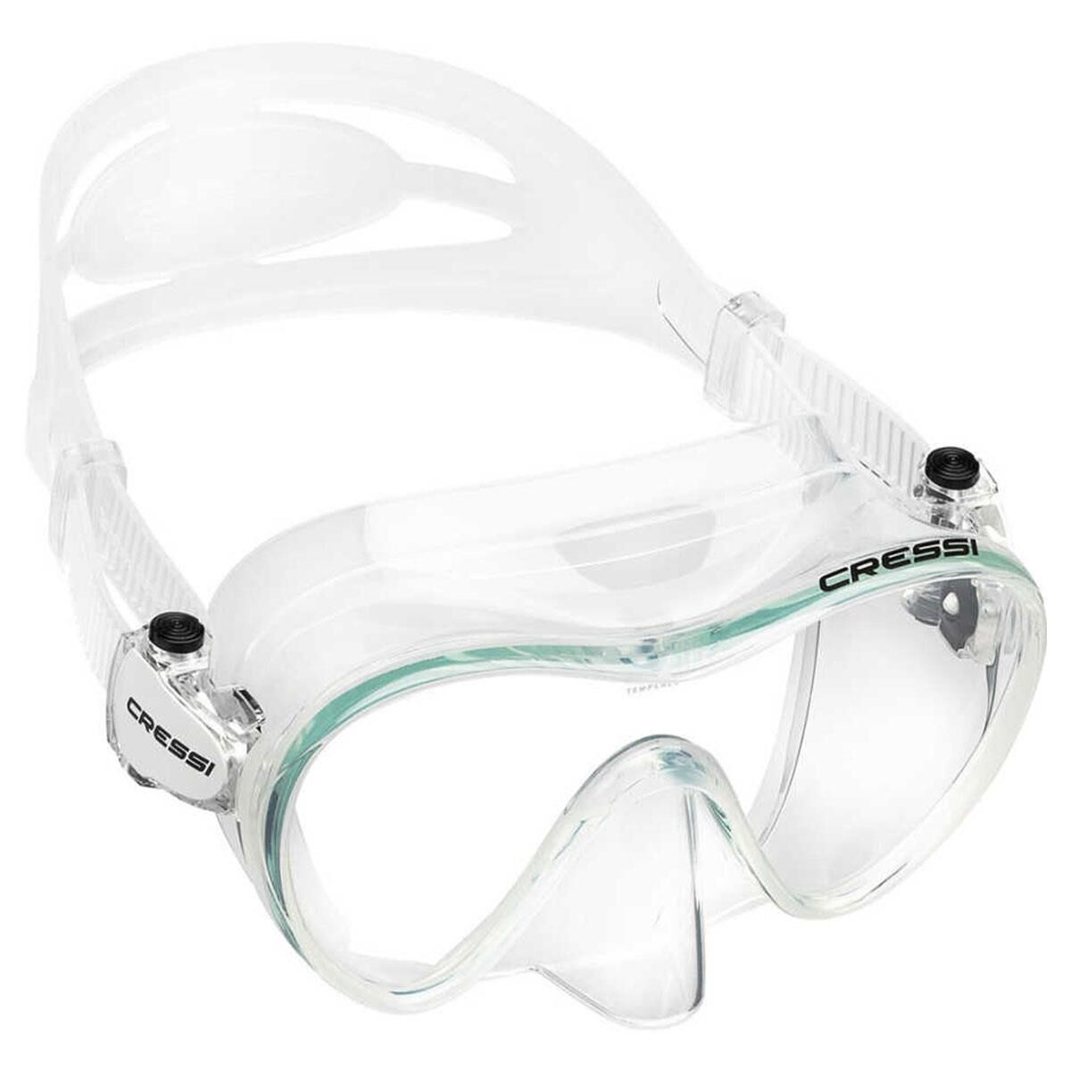 Cressi F1 Frameless Dalış Maskesi CLEAR-CLEAR - YETİŞKİN