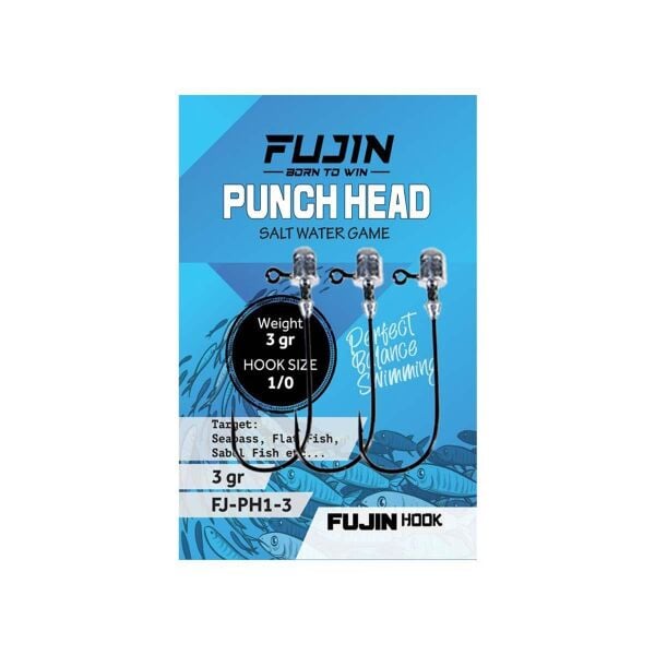 Fujin Punch Head Jig Head no.1/0