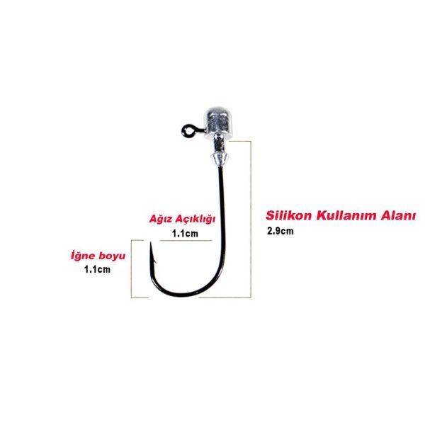 Fujin Punch Head Jig Head no.1/0