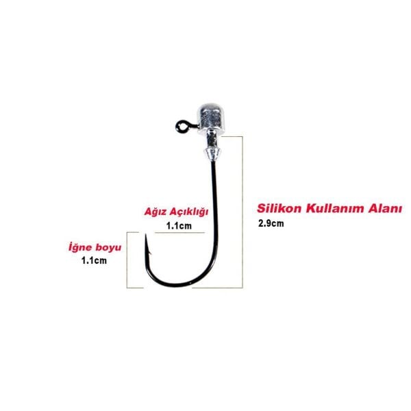 Fujin Punch Head Jig Head no.1/0