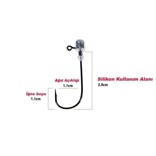 Fujin Punch Head Jig Head no.1/0