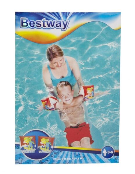 Bestway Turtle Armbands Figürlü Şişme Deniz Kolluk 23 x 15 cm KIRMIZI
